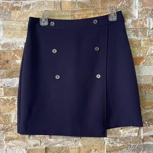 Banana Republic nautical / faux wrap skirt